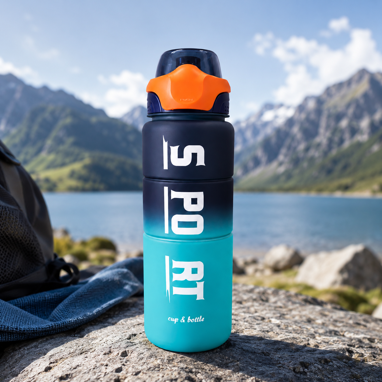 Jmax 1300ml Sports Water Bottle| BPA-Free Gym Bottle for Travel, Office & School 1300 ml Plastic Sipper