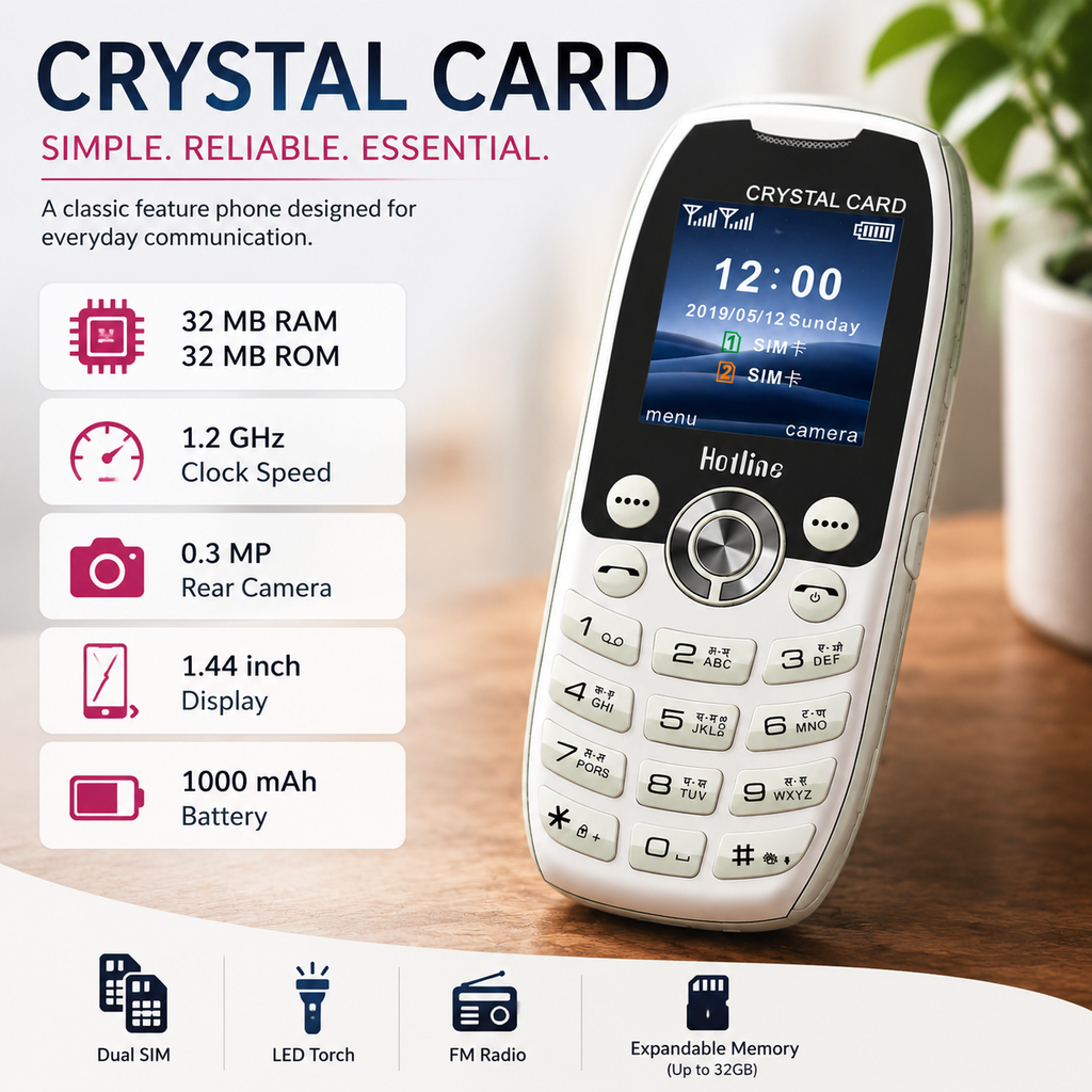 HOTLINE CRYSTAL CARD