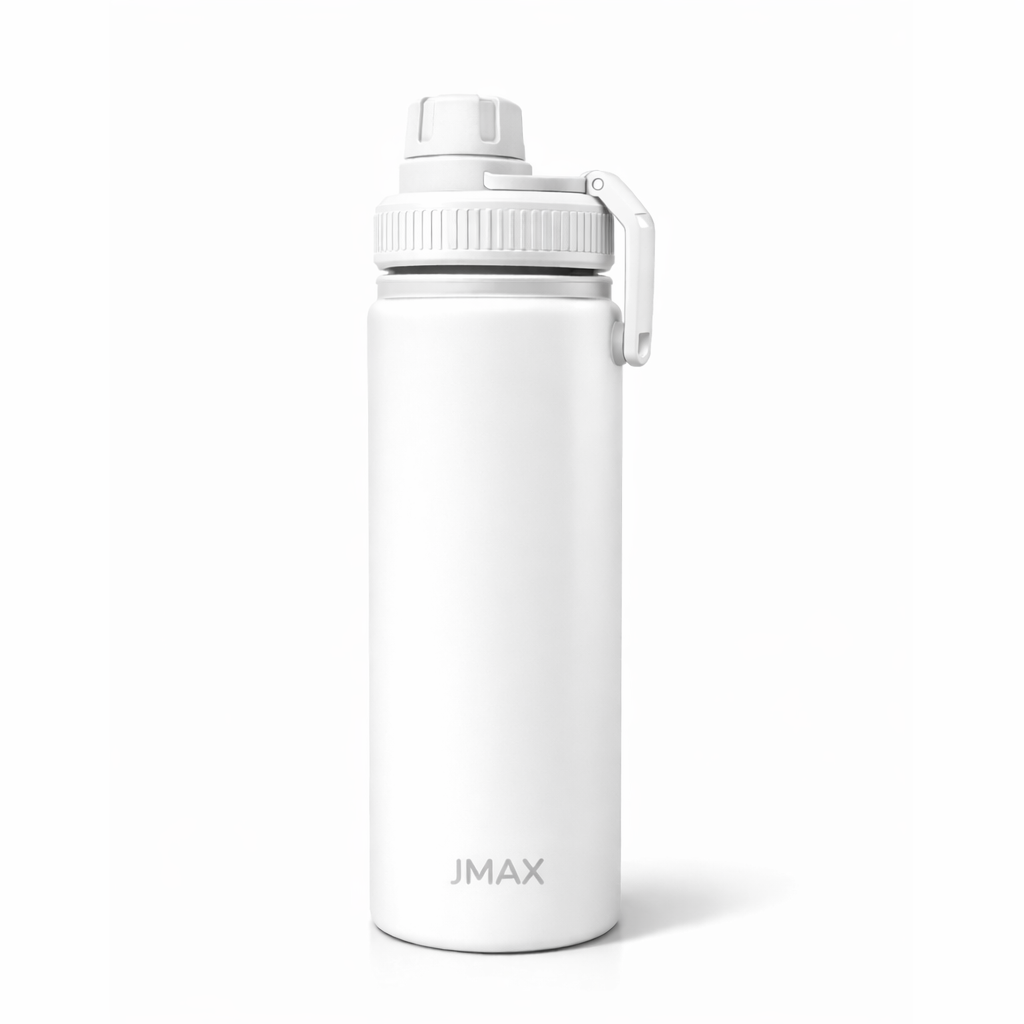 Jmax Double Wall Insulated Stainless Steel Water Bottle – Leakproof/BPA-Free/Vacuum Insulated Flask for Hot & Cold Drink Portable Sports Bottle (1200 Milliliters)