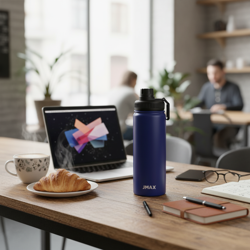 Jmax Vacuum Insulated Stainless Steel Water Bottle |24 Hours Cold & 8 Hours Hot | 750 ml Stainless Steel Bottle