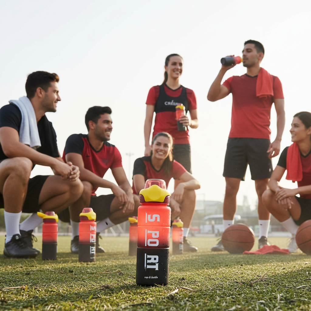 Jmax 1300ml Sports Water Bottle| BPA-Free Gym Bottle for Travel, Office & School 1300 ml Plastic Sipper