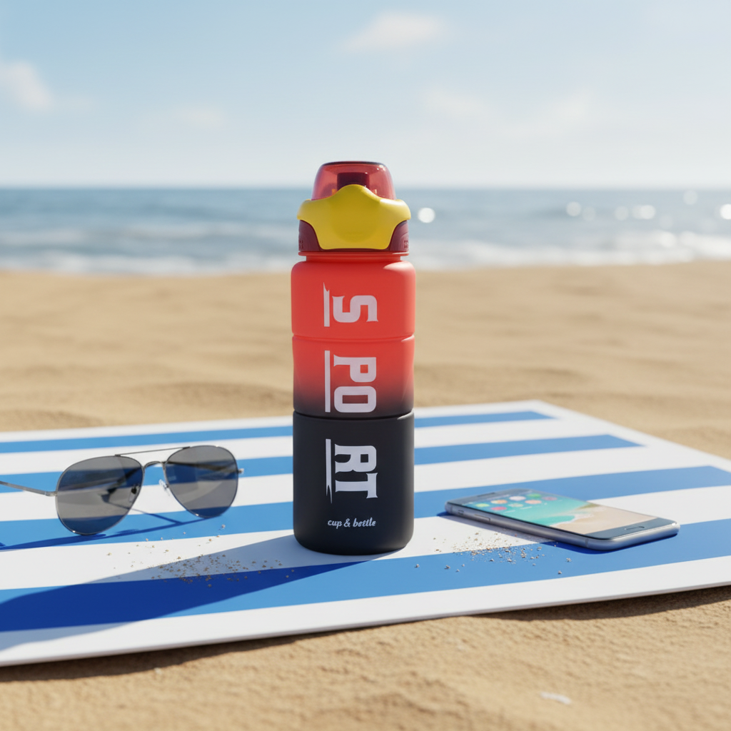 Jmax 1300ml Sports Water Bottle| BPA-Free Gym Bottle for Travel, Office & School 1300 ml Plastic Sipper