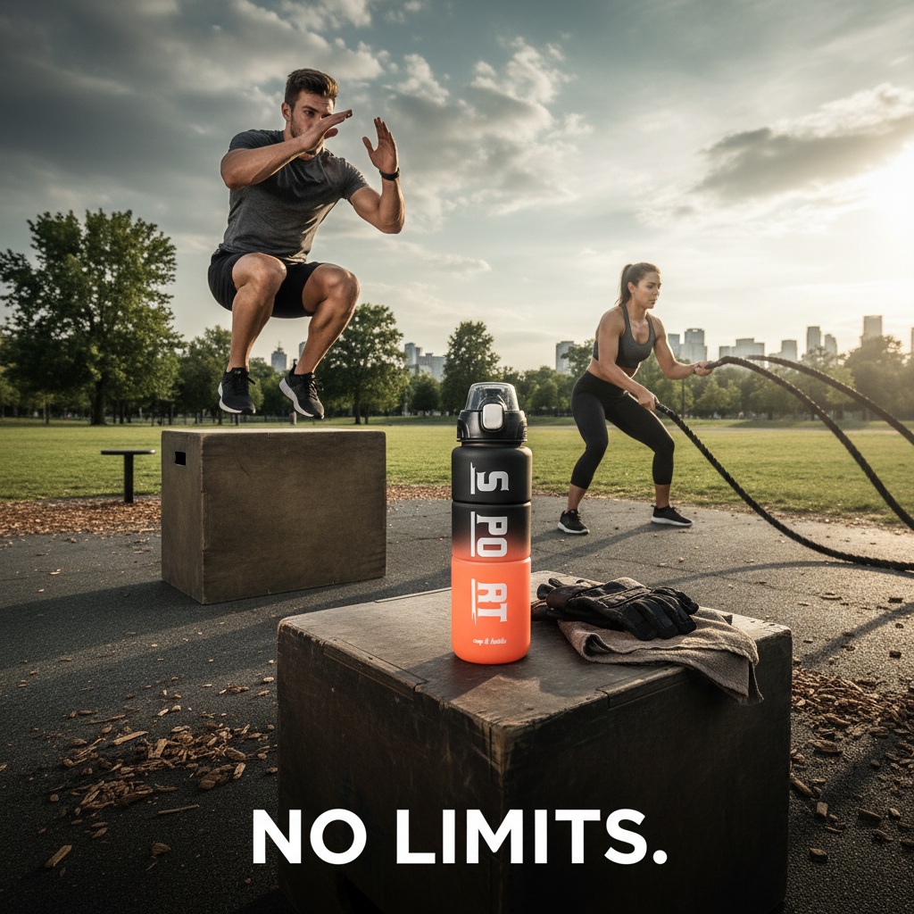Jmax 1300ml Sports Water Bottle| BPA-Free Gym Bottle for Travel, Office & School 1300 ml Plastic Sipper