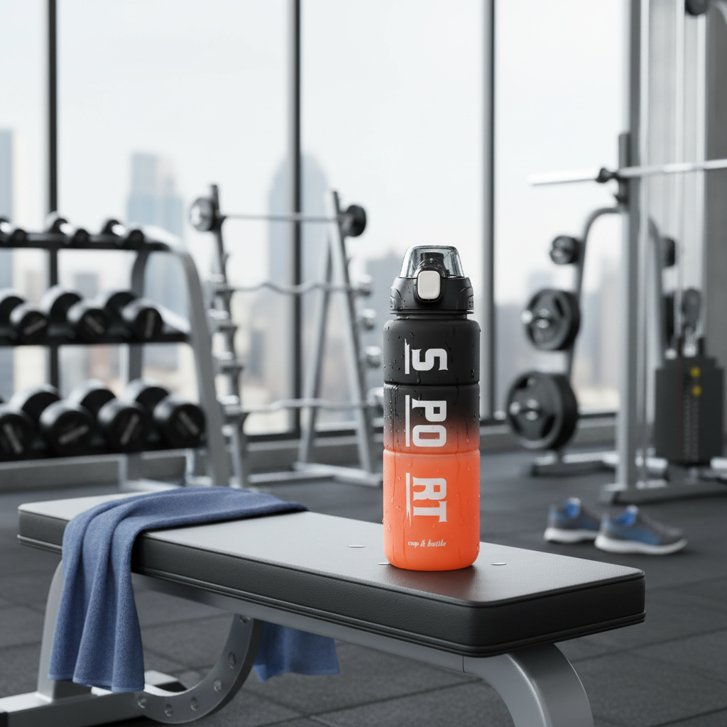 Jmax 1300ml Sports Water Bottle| BPA-Free Gym Bottle for Travel, Office & School 1300 ml Plastic Sipper